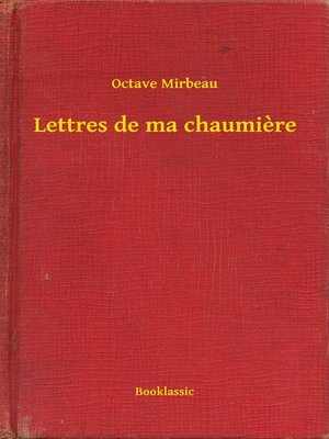 cover image of Lettres de ma chaumiere